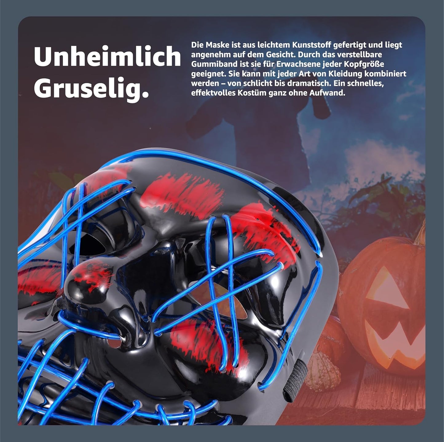 Electrifying LED Horror Mask™
